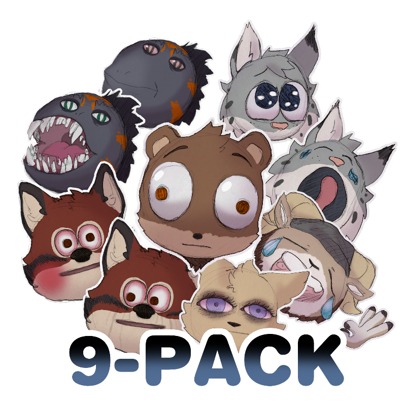 Pack of 9 (complete) Main Image